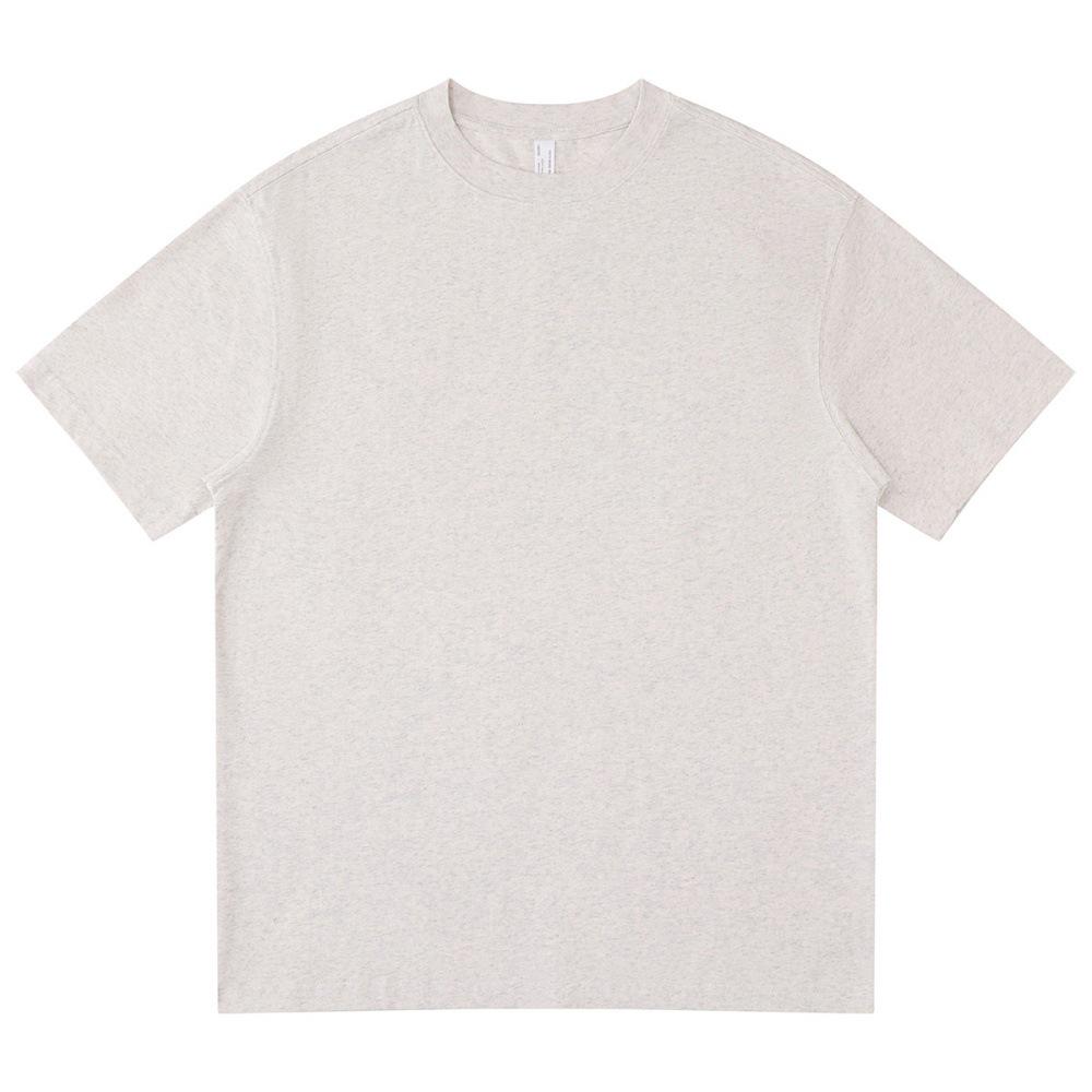 LVLV | Kids & Teens 240g Pure Cotton Loose Fit Retro Short Sleeve Parent-Child T-shirt, Class Uniform Trendy