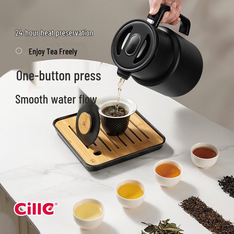 Cille Ceramic Lined Insulated Tea Pot