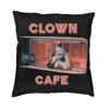 Custom Nordic Style Clown Happy Holliday Halloween Terrifiers Throw Pillow Case Home Decor Cushion Cover 45x45cm Pillowcover