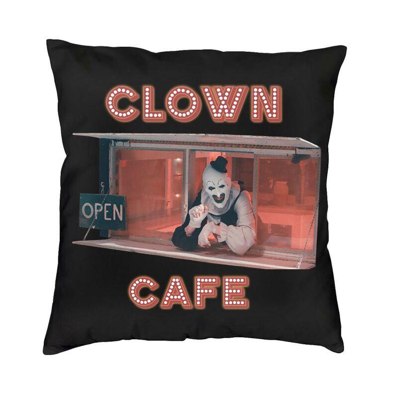 Custom Nordic Style Clown Happy Holliday Halloween Terrifiers Throw Pillow Case Home Decor Cushion Cover 45x45cm Pillowcover