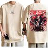 T-shirt Unisex One Piece Shanks Stampa Grafica Anime Y2K Cotone Puro Girocollo Casual Moda High Street Top Per Uomo Donna
