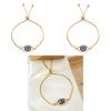 Evil Eye Bracelet For Women With Alloy And Rhinestone Accents Suitable For Gift And Fashion