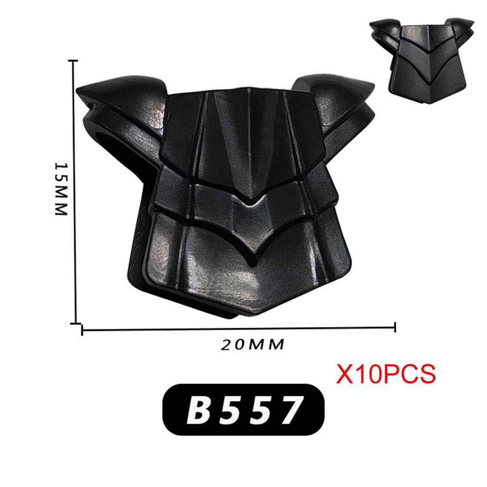 10PCS SET Medieval Times Weapon Accessories Armor Helmet Assembly Scenes Building Blocks DIY Toy Accessories For Children Gifts