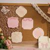 90Pcs Girly Memo Notes Set Bow Butterfly Designs Cute Student Stationery Supplies Student Label Stickers Notepad Sticky Notes