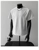 2026 Summer Men's Trendy Japanese Retro Patchwork Heavyweight Loose Casual T-Shirt