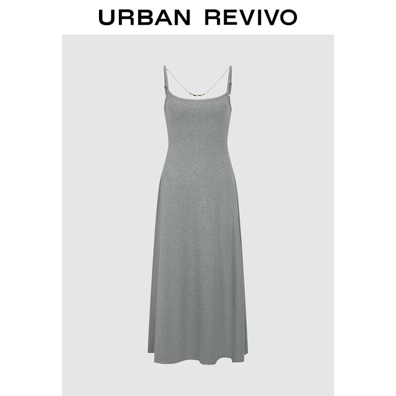 UR2026 Women s Slim-Fit Chain Design Dress L