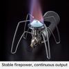 Stainless steel spider stove,outdoor camping windproof stove head,portable foldable stove head,high-power integrated picnicstove