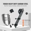 8FT Sliding Barn Door Hardware Kit, 330LBS Loading Heavy Duty Barn Door Track Kit for Single Door, Fit 3.7-4.3FT Wide and 1.3"-1.8" Thick Door Panel,