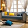 Simplicity Sofa Seat Slipcovers Solid Color Plush Sofa Protector Home Decor Sofa Cover Autumn Winter Warm Fabric Art Couch Cover