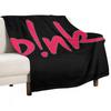 Lettering Coloured In Black P!nk,pink Throw Blanket Anime Travel Beach Luxury Throw Hairy Blankets