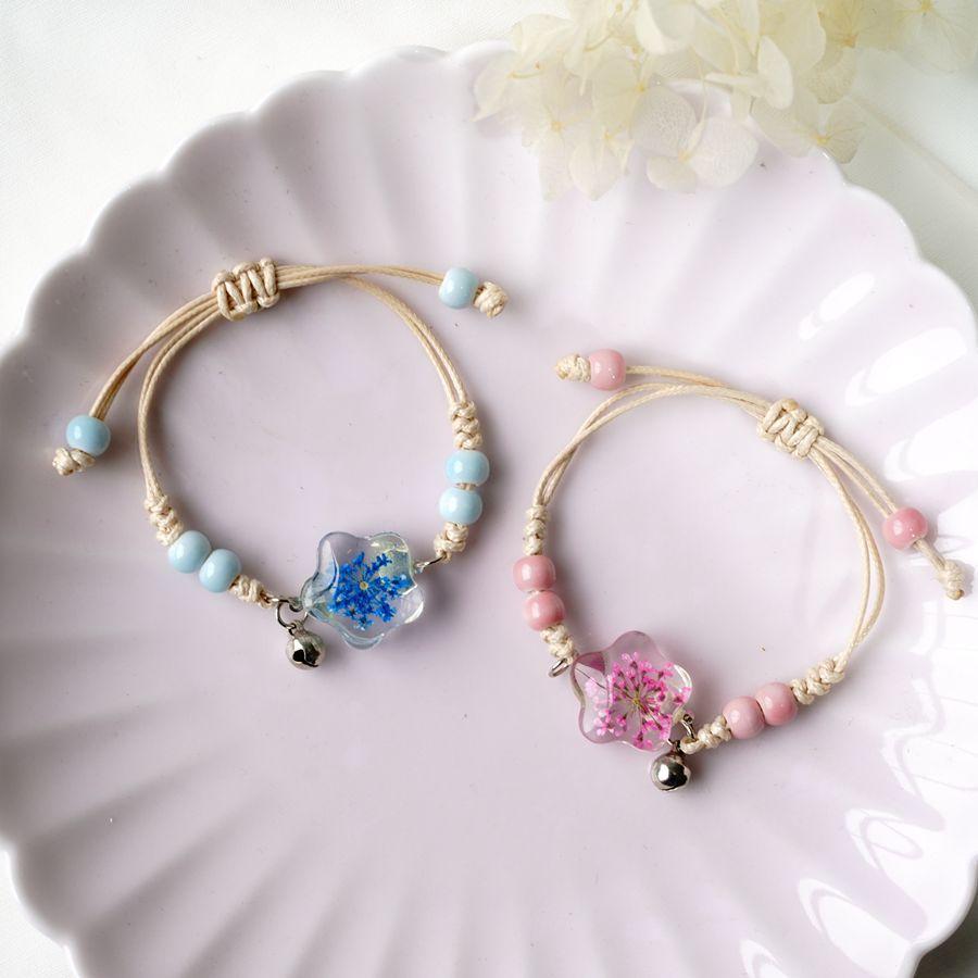 Dried Flower Star Crystal Bracelet Couple Gifts For Girlfriends Fashion Jewelry #82637