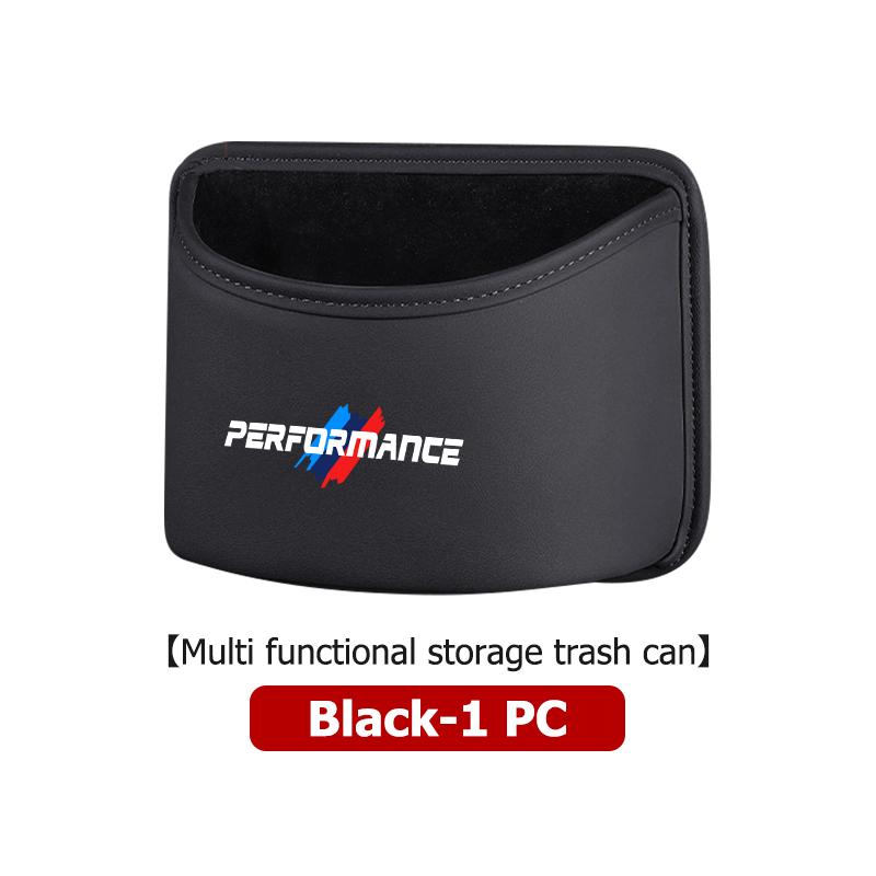 

Car Garbage Bag Seat Trash Can Leather Storage Pocket For BMW 1 3 5 Series G30 G32 G38 2021 2020 2019 2018 E46 E91