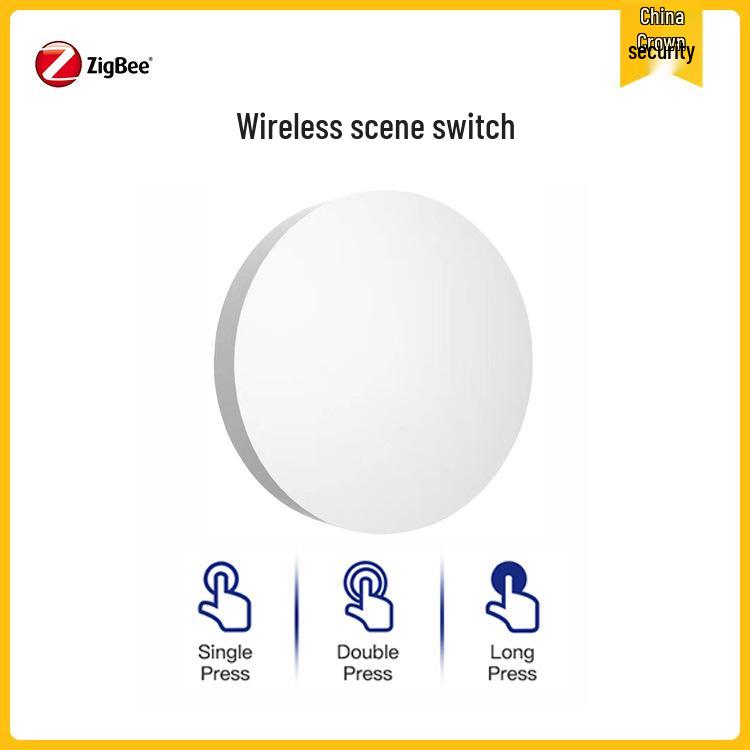 

Zigbee 4-кнопковий наклейний перемикач сцен для Home Assistant (Z2M/ZHA)