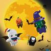 Halloween BrickHeadz Bruja Calabaza Momia Muerte Bloques de Construcción Ladrillo Figura de Dibujos Animados Juguetes Rompecabezas 3D Modelo Para Regalo de Niños