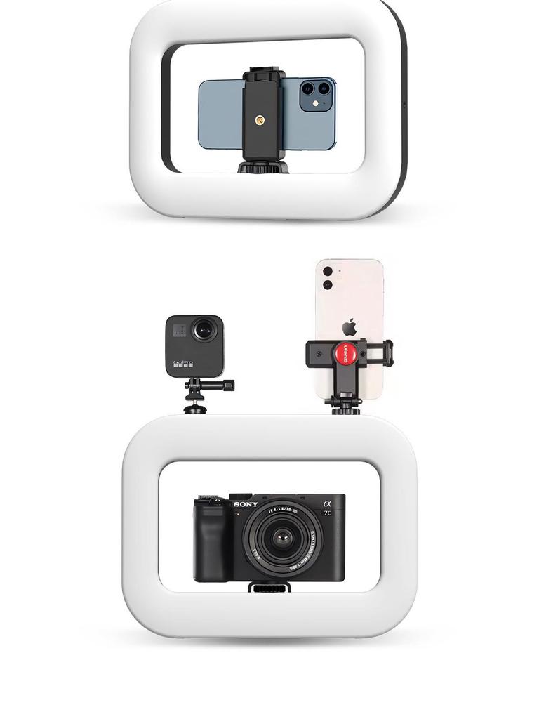 YM200 Przenośne światło pierścieniowe do fotografii beauty, transmisji na żywo i użytku na zewnątrz