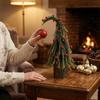 Dense Artificial Foliage Christmas Tree Bent Top Artificial Xmas Tree  Christmas Party