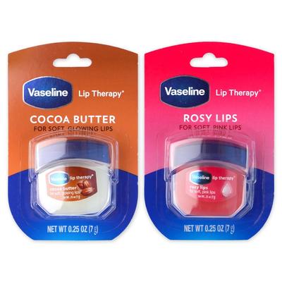Vaseline Lip Therapy Kakaobutter Lippenbalsam 7g x 1 + Vaseline Lip Therapy Rosy Lips 7g x 1, 1 Set