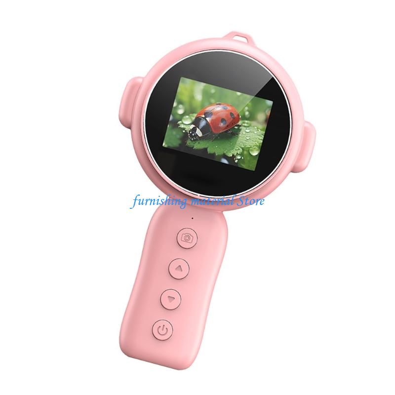 Y5GD Digital Microscope 2inch Color Screen 500x Magnification Portable Handheld Glass with LED Lights for Kids