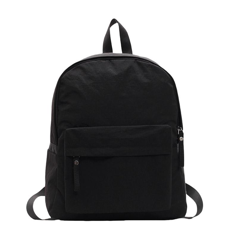 

Жіночий рюкзак Студентський Кампус Шкільний рюкзак для учнів середньої школи Рюкзак великої місткості чорний