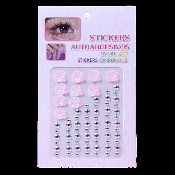 

Сделай сам наклейки со стразами: Украшения для глаз, лица и ушей для девочек 10.5x17.5CM