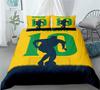 Famous Football Player 3d Bedding Set Football Printed Duvet Cover Set with Pillowcase Europe/Australia/USA Twin Queen King Size