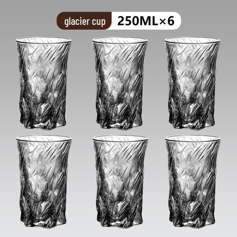 Retro Glacier Glass Drinking Cup