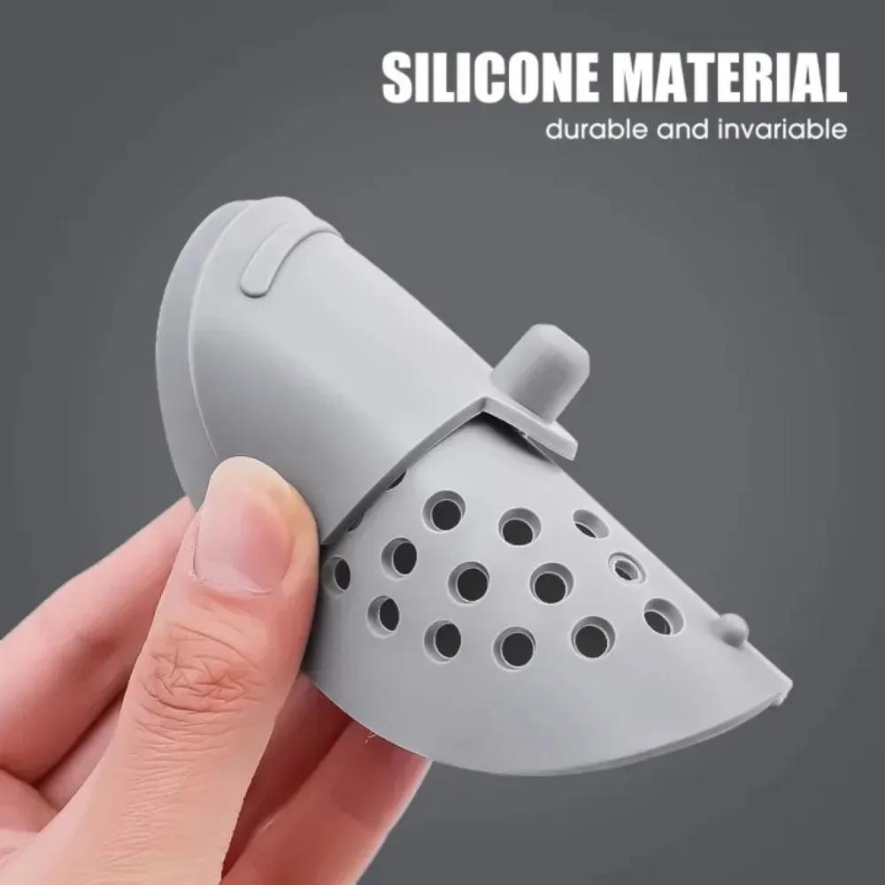 Hair Filter Sink Sewer Lid Deodorization Drainage Outlet Press Type Rotatable Adjustable Floor Drain Shower Drain Hair Catcher