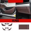 Car Door Anti Kick Pad Leather Protection Film for GEELY Monjaro KX11    Protector Stickers  Trim Car Accessories