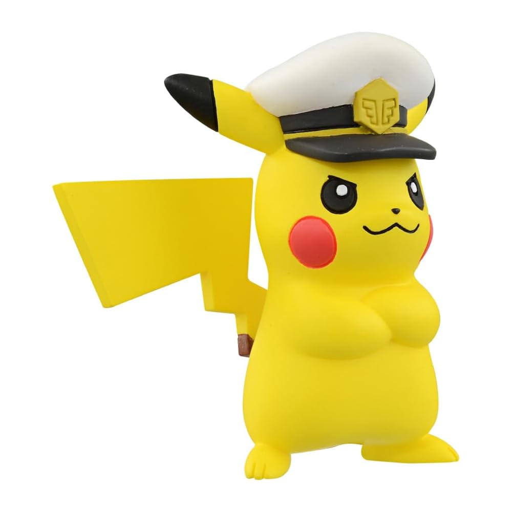 Pokemon Moncolle MS-12 Captain Pikachu Collectible Figure 10cm