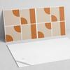 Winylowy Panel Z Grafiką Do Łazienki 100X50 Cm Abstrakcyjne Geometryczne Kształty