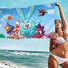 Popular S-Smeshariki Animation Anime Beach Swimming Towel Soft Absorbent Washcloth Children's Gifts For Kids Travel Camping Gym