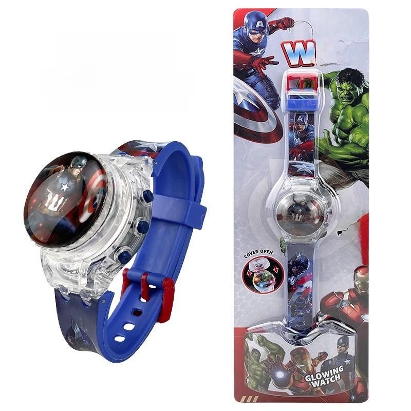 Hello Kitty Otočný flip kryt Lehký hudební hodinky Pro děti Interaktivní Decora