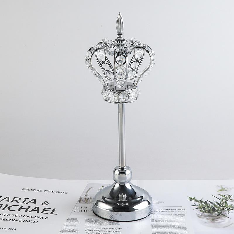 European Crystal Candle Holder for Dining & Decor