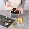 with Scale Measuring Spoon Gold Coffee Scale Spoon Household Measuring Cups  Sugar