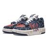 MLB Chunky Liner Skateboard Shoes Unisex Mid top Red/Blue 3ASXCDN3N-50NYD(Team408-)