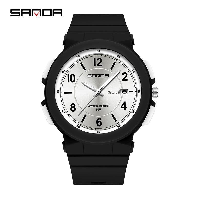 Sanda Student Watch: Simple Double Calendar Design for Junior High Students