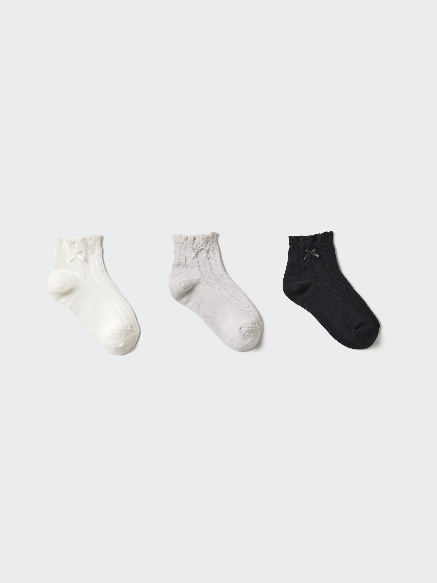 

Uniqlo Japan Girls Short Socks 3 Pack 02 LIGHT GRAY/2024cm