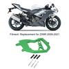 Front Sprocket Cover CNC Aluminium Alloy Chain Guard Protector Motorcycle Refitting Replacement for ZX6R 2009‑2021Green