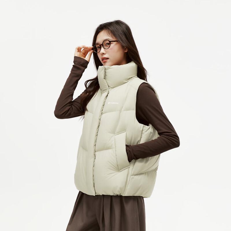 Tanboer Women's Lightweight Stand Collar Down Vest