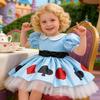Queen of Hearts Girls’ Cosplay Dress for Alice In Wonderland Role-Playing
