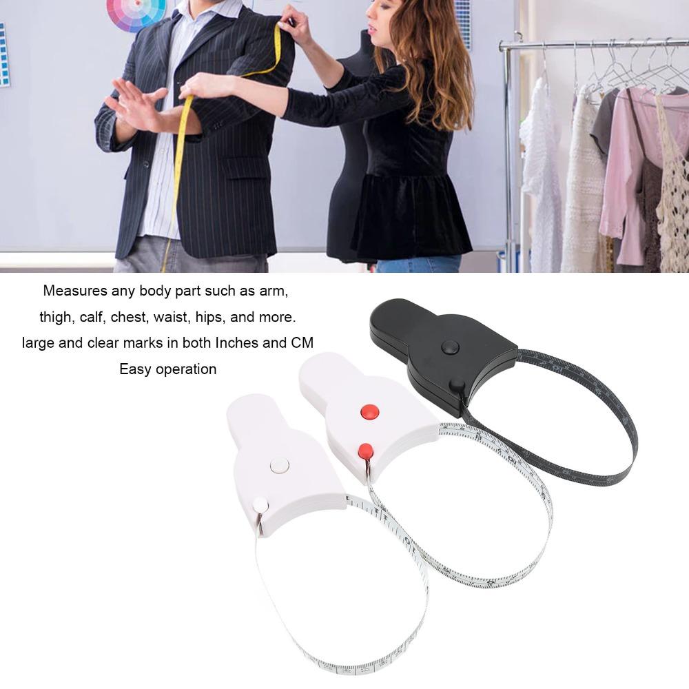3Pcs Clear Markings Body Measuring Tape Locking Mechanism Body Tape Measure  For Body Measurements