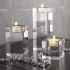 Crystal Cube 3d Laser Engraving Crystal Glass Cube 3d Laser Engraved Candle Holder