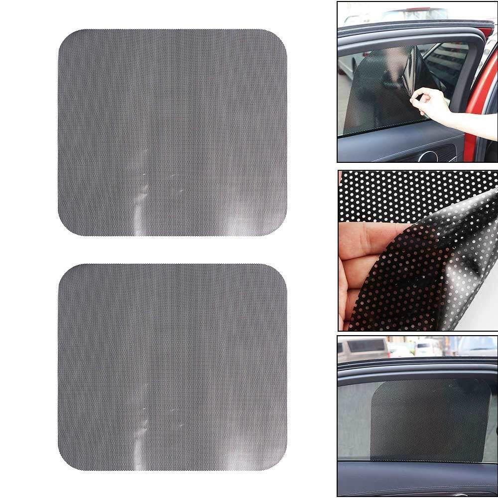 2PCS Summer Sunshade Sunscreen Sun Shade Sticker Mesh Film Windshield Net UV Protection