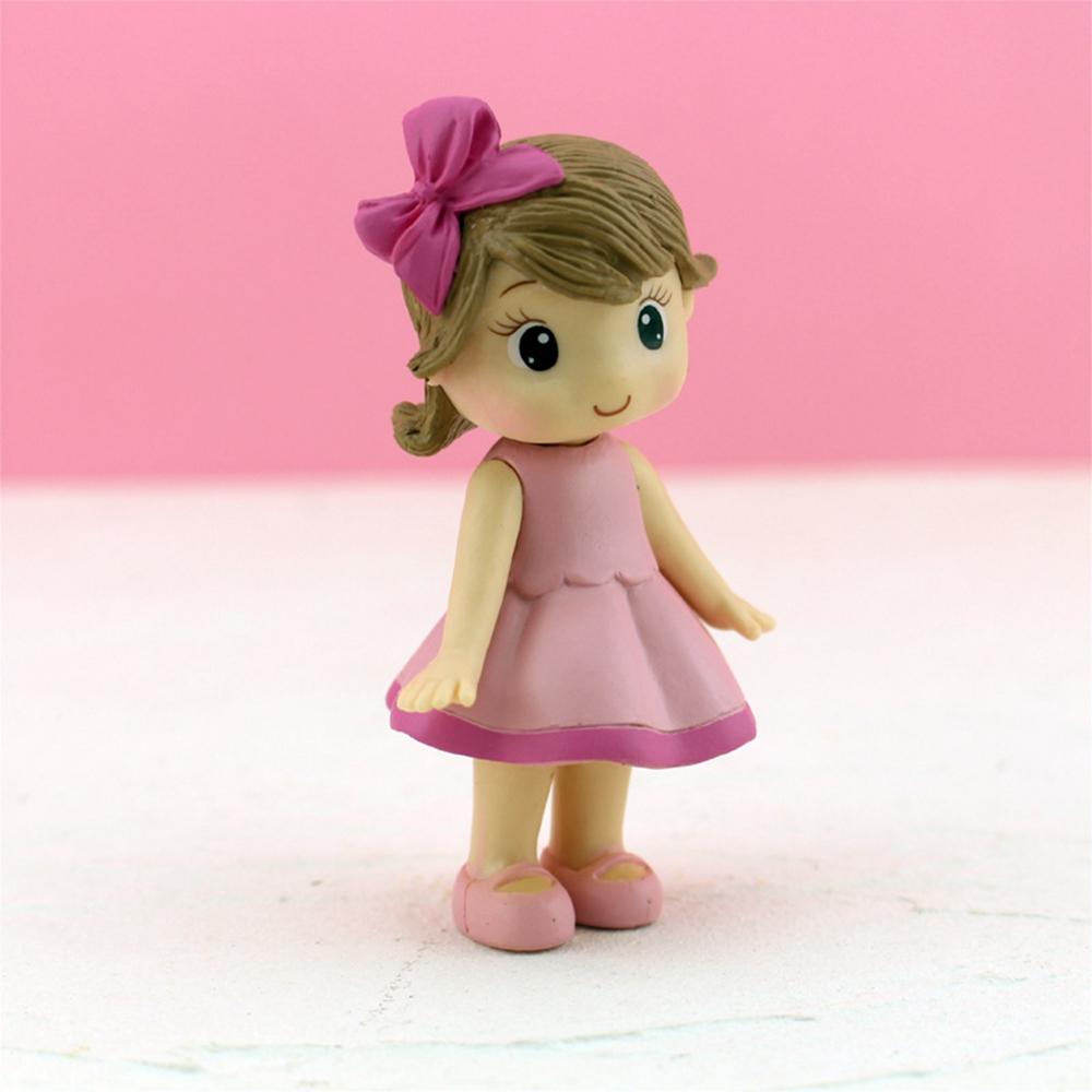 Shower Kids Gifts Little Princess Ornaments Cake Decorating Tools Cake Topper Figurine Miniatures