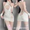 Sexy Underwear Women's Sweater Exposed Chest Turtleneck Large Size Passionate Hot Flirting Bed Free