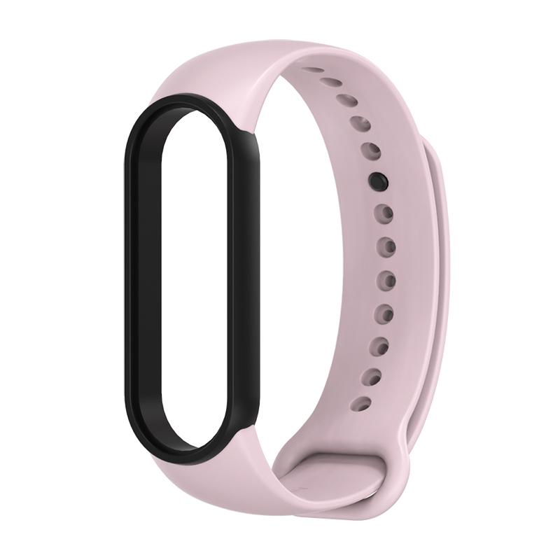 Mijobs Sport Strap for Mi Band 7 6 5 Silicone Wrist Bracelet Dual Colors Strap Wristband Smart Band For Xiaomi Miband 7 6 5