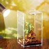 Acryl Reptilien Zuchtbox Transparentes Terrarium Habitat Insekt Spinne Eidechse Skorpion Futterkäfig Baumbewohnendes Gehege