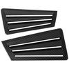 For Mazda 3 Sedan 2003 2004 2005 2006-2008 Car Rear Louver Window Side Shutter Cover Trim Sticker Vent Scoop ABS Carbon Fiber