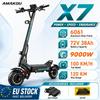 TOURSOR X7 Foldable Electric Scooter 9000W72V38AH Battery100km/h 70km Range  11-inch Tires For Adults