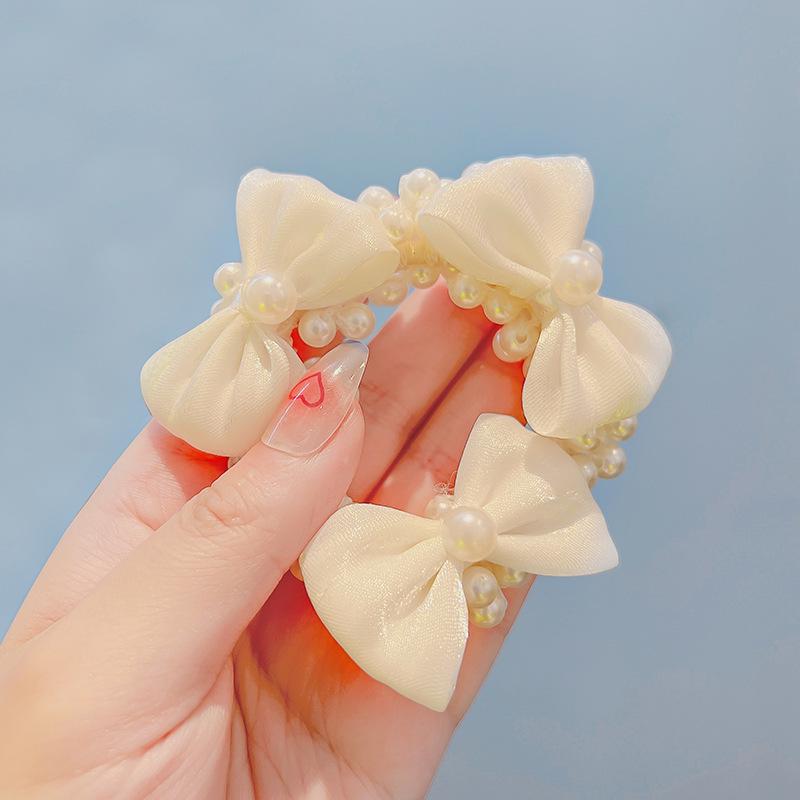 

Жемчужные резинки для волос «Принцесса» для девочек - Аксессуары для пучка и хвостика в корейском стиле